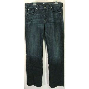 7FAMK Mens Jeans 34 Relaxed New Orleans Button Fly